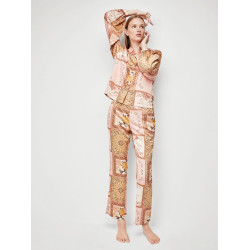 pijama estampado de satén